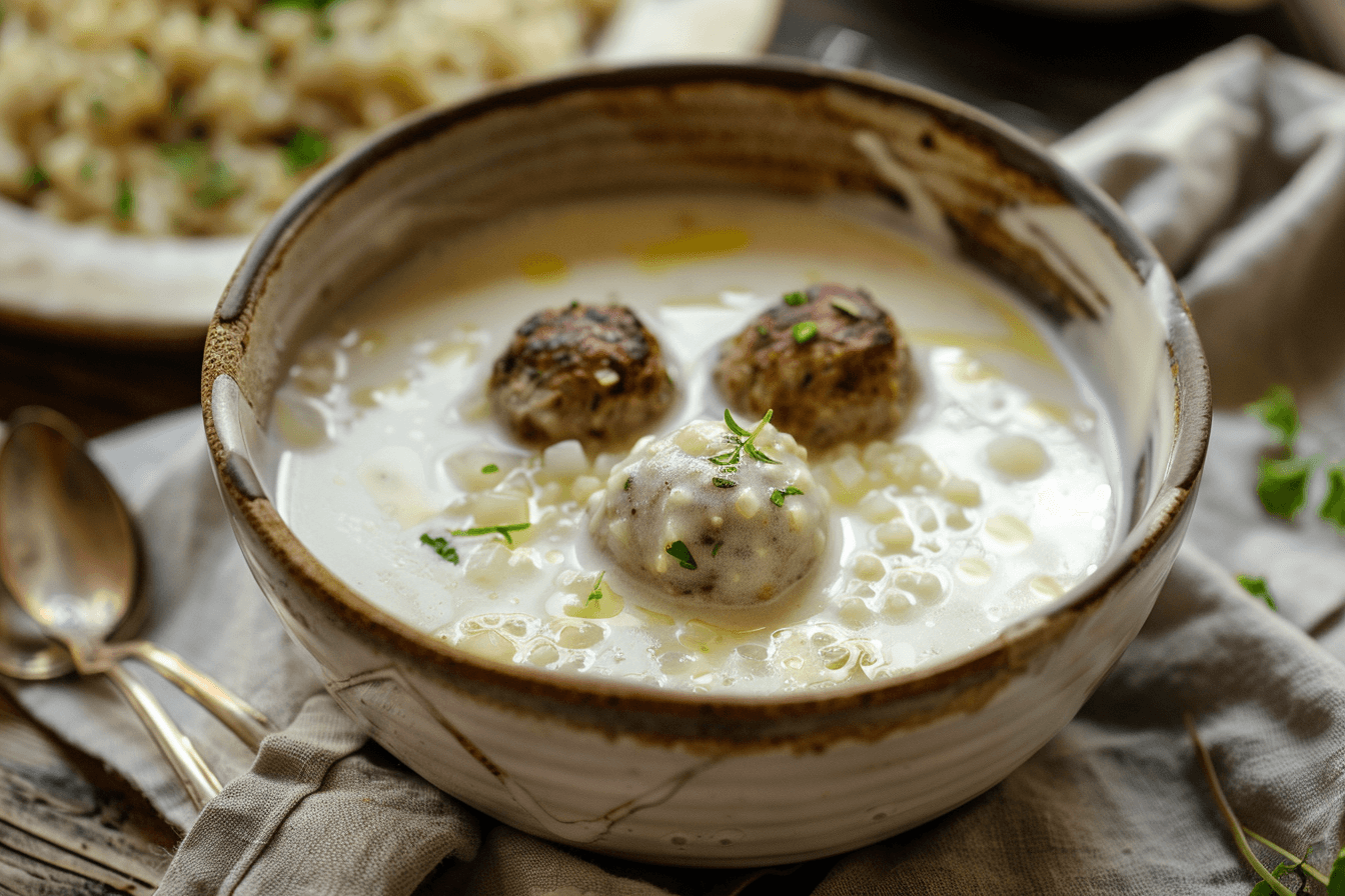 Yogurt Mint Soup